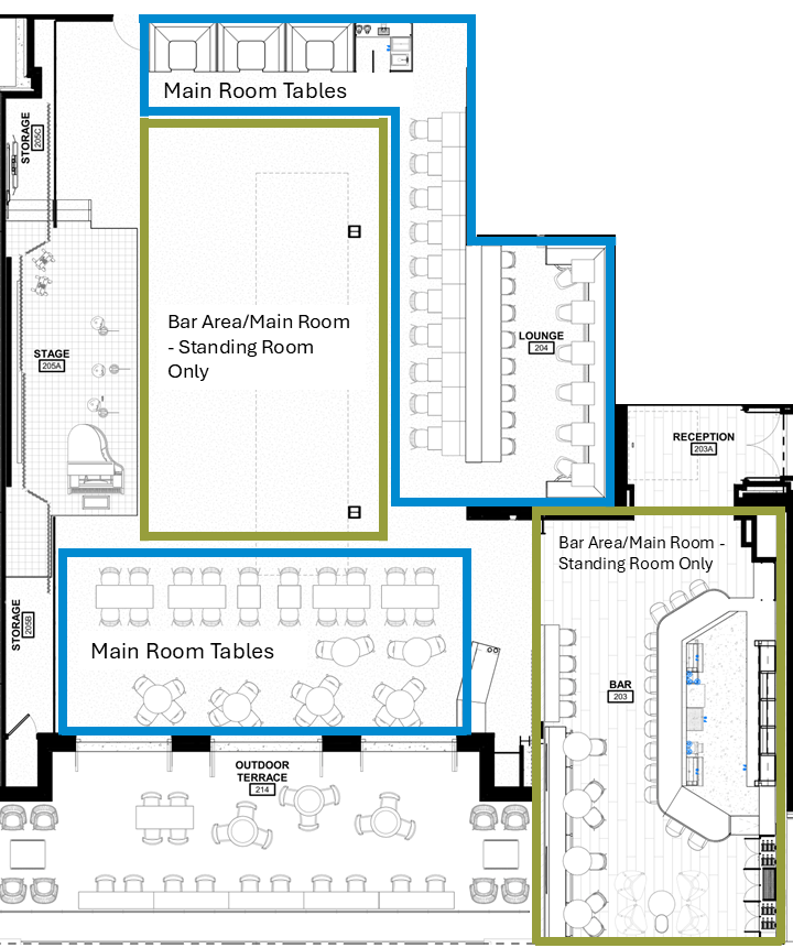 Seating Chart - Trombone Shorty Layout